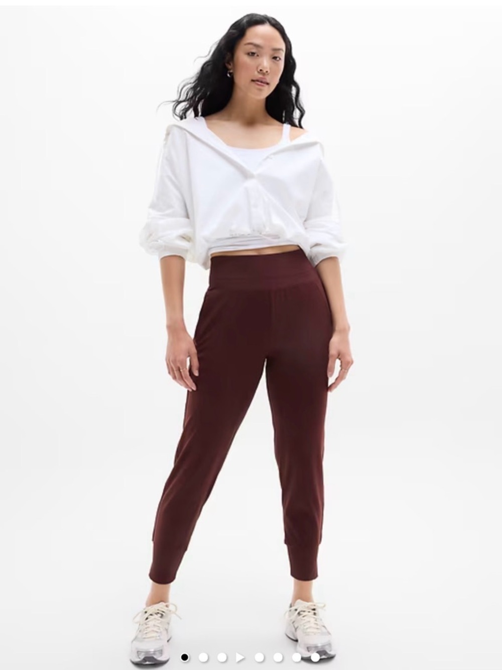 Athleta NWT Venice High Rise Jogger-Toasted Brown-Size Small